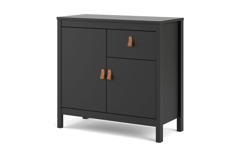 Vallvidera Sideboard 38x82 cm - Sort/Natur - Opbevaring - Opbevaringsmøbler - Skænke & sideboards