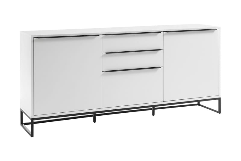 Wainfelin Sidebord 184 cm - Hvid/Sort - Opbevaring - Opbevaringsmøbler - Skænke & sideboards