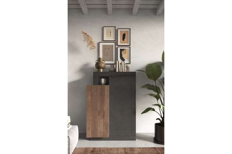 Freedom Highboard 87x142 cm - Messing - Opbevaring - Skab - Skabe