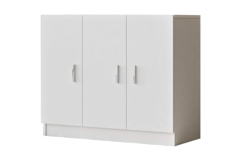 Barrock Highboard 38x89 cm - Hvid - Opbevaring - Skab - Skabe