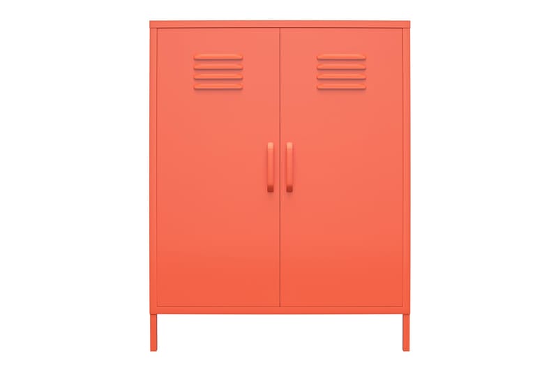 Cache Opbevaringsskab 80x40 cm 2 Låger Orange - Novogratz - Opbevaring - Skab - Skabe