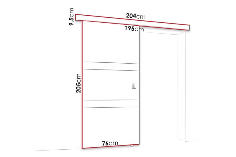 Clonmore Highboard - Sort - Skabe