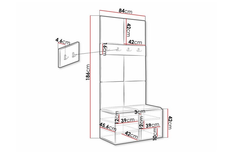 Dunvegan Highboard - Brun - Opbevaring - Skab - Skabe