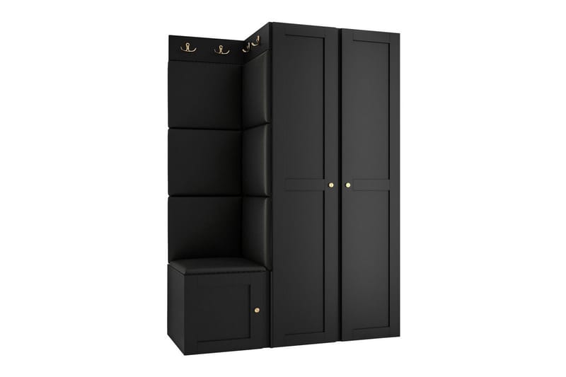 Dunvegan Highboard - Sort - Opbevaring - Skab - Skabe