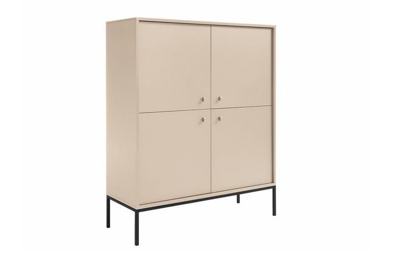 Klinkerville Highboard - Sort - Opbevaring - Skab - Skabe