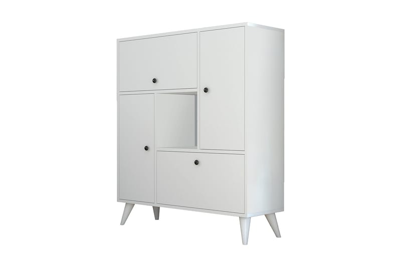 Mijdrekt Highboard 35x105 cm - Hvid - Opbevaring - Skab - Skabe