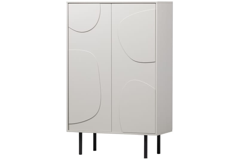 Popinder Highboard - Beige - Opbevaring - Skab - Skabe