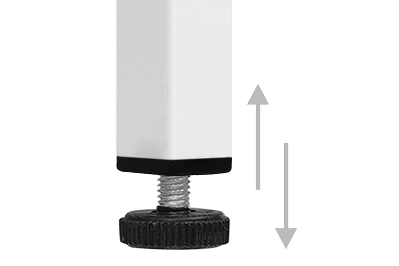 udstillingsskab 90x40x180 cm stål og hærdet glas hvid - Hvid - Opbevaring - Skab - Vitrineskabe