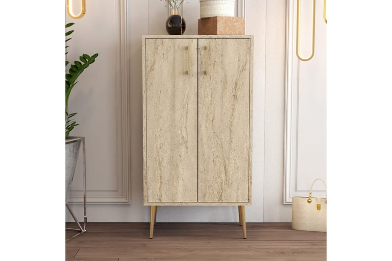 Babice Skoskab 60 cm - Beige - Opbevaring - Skoopbevaring - Skoskab