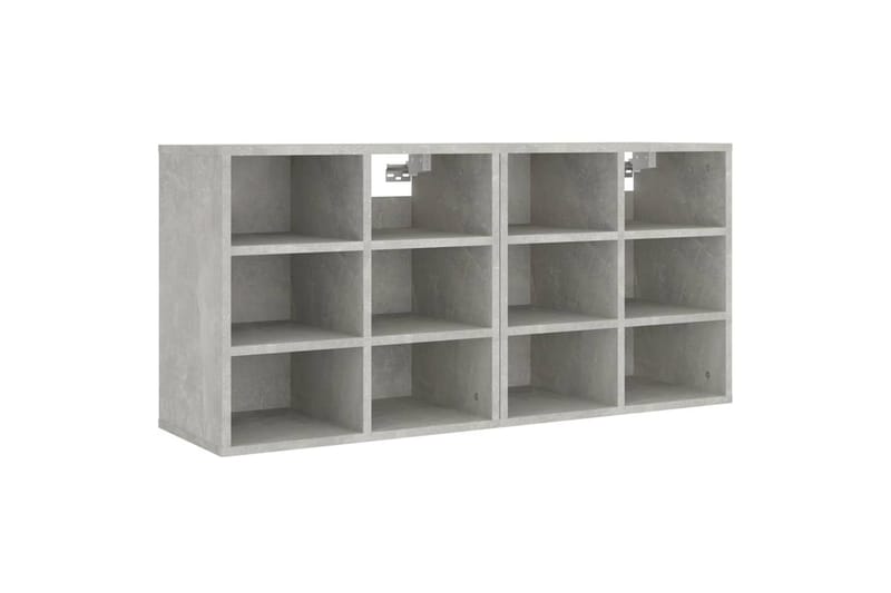 beBasic skoreoler 2 stk. 52,5x30x50 cm betongrå - GrÃ¥ - Opbevaring - Skoopbevaring - Skoskab