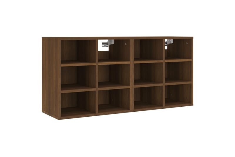 beBasic skoreoler 2 stk. 52,5x30x50 cm brun egetræsfarve - Brun - Opbevaring - Skoopbevaring - Skoskab