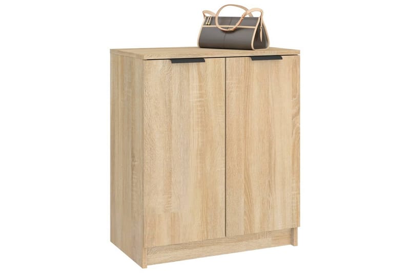 beBasic skoskab 59x35x70 cm konstrueret træ sonoma-eg - Brun - Opbevaring - Skoopbevaring - Skoskab