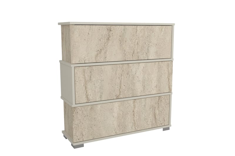 Napolada Skoskåp 90 cm - Beige/Sandsten - Opbevaring - Skoopbevaring - Skoskab