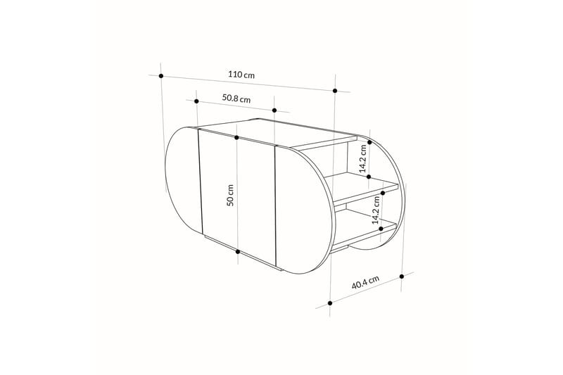 Pozy Skoskab 110 cm - Hvid - Opbevaring - Skoopbevaring - Skoskab