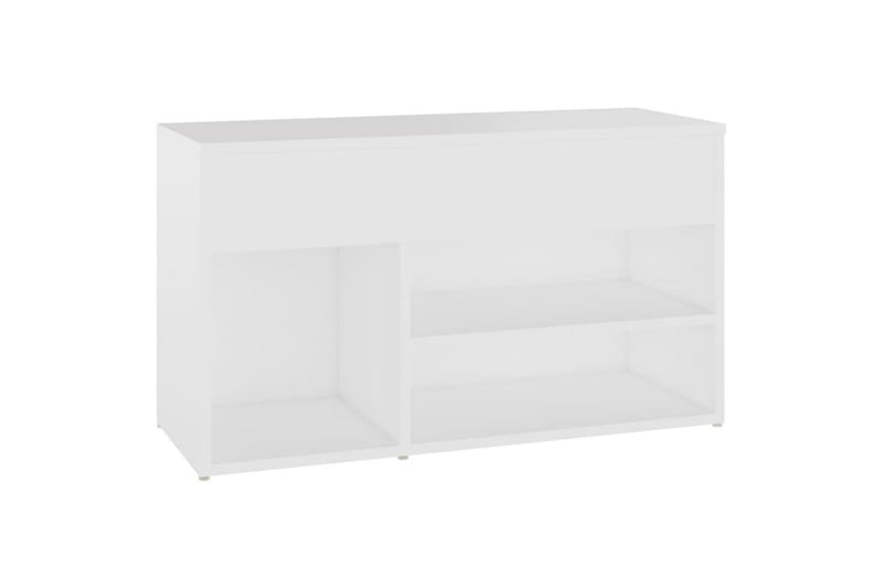 skoreol 80x30x45 cm spånplade hvid - Hvid - Opbevaring - Skoopbevaring - Skoskab