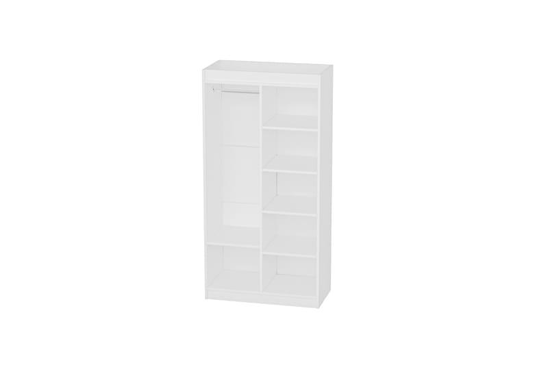 Akser Garderobe 90x180 cm - Hvid - Opbevaring - Tøjopbevaring - Garderobeskabe