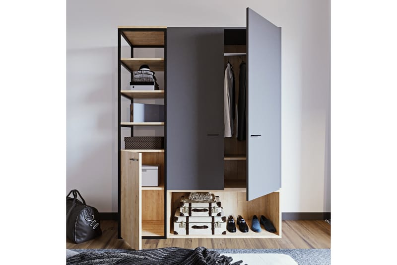 Asansor Garderobe 144x40 cm - Opbevaring - Tøjopbevaring - Garderobeskabe