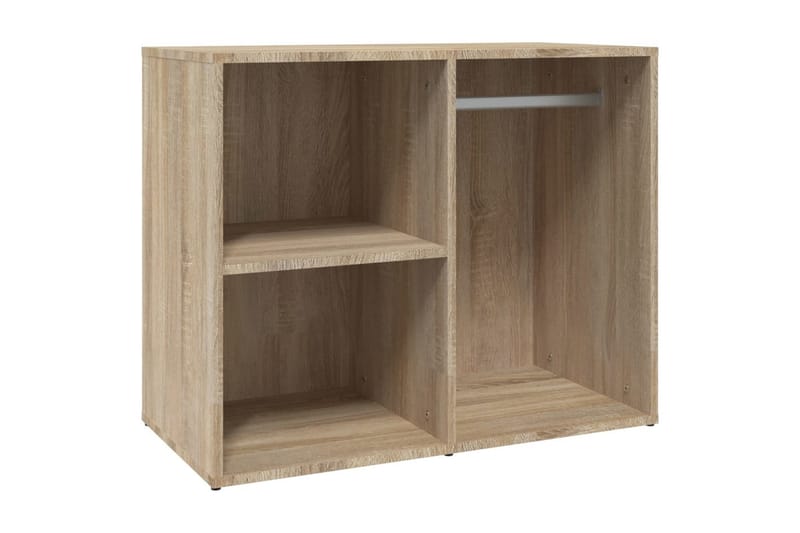 beBasic skab 80x40x65 cm konstrueret træ sonoma-eg - Brun - Opbevaring - Tøjopbevaring - Garderobeskabe - Garderobeskab & klædeskab