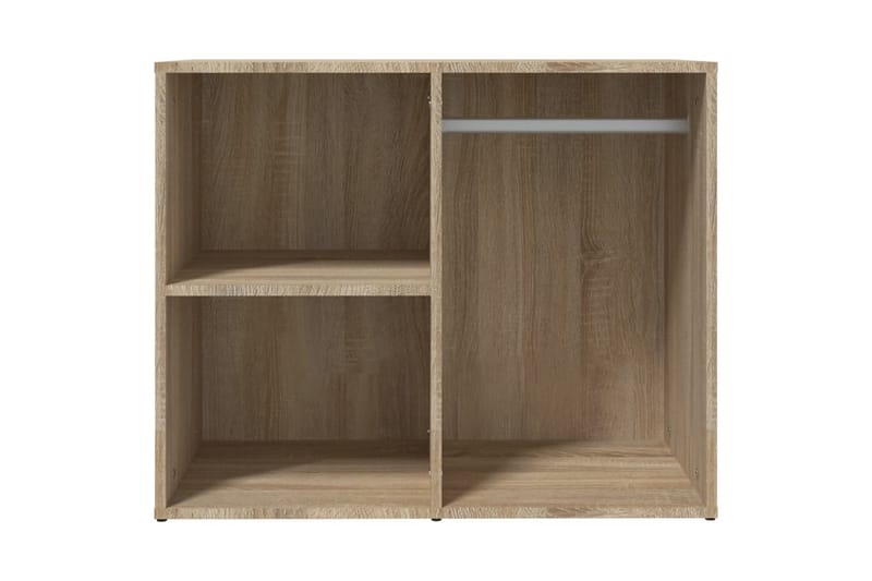 beBasic skab 80x40x65 cm konstrueret træ sonoma-eg - Brun - Opbevaring - Tøjopbevaring - Garderobeskabe - Garderobeskab & klædeskab