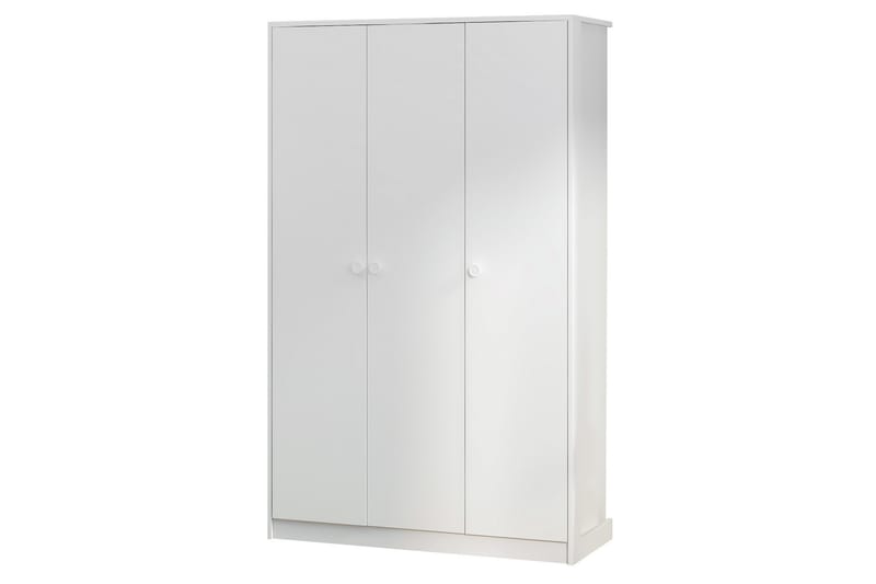 Berdez Garderobe 120x182 cm - Hvid - Opbevaring - Tøjopbevaring - Garderobeskabe