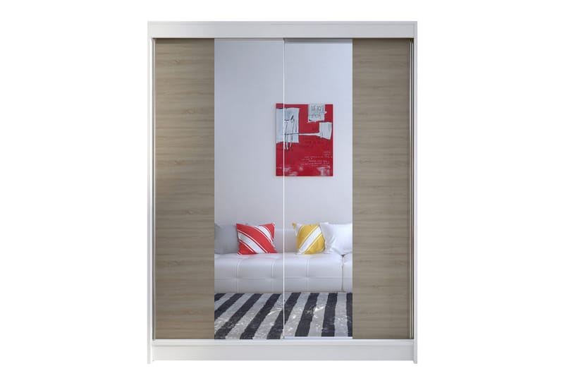 Camino garderobe 150x58x200 cm - Opbevaring - Tøjopbevaring - Garderobeskabe