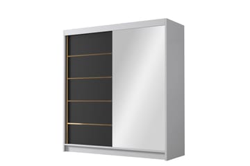 Chavez Garderobe med Spejl 180x215 cm