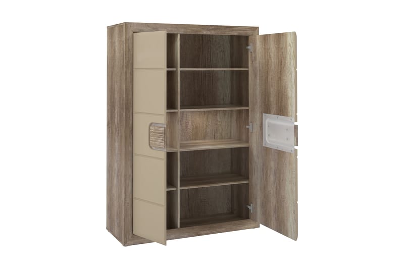 Corlius Garderobe 42x109 cm - Beige/Brun - Opbevaring - Tøjopbevaring - Garderobeskabe