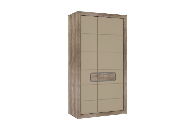 Corlius Garderobe 55x109 cm - Beige/Brun - Opbevaring - Tøjopbevaring - Garderobeskabe