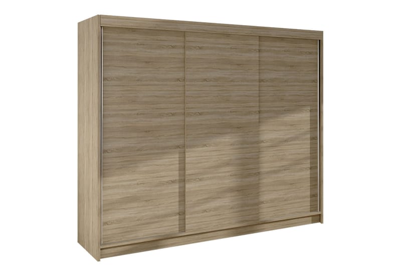 Cyria Garderobe 200x215 cm - Beige - Opbevaring - Tøjopbevaring - Garderobeskabe