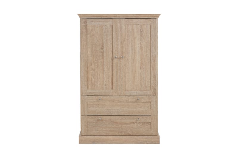 Dareia garderobe 85 cm - Brun - Opbevaring - Tøjopbevaring - Garderobeskabe