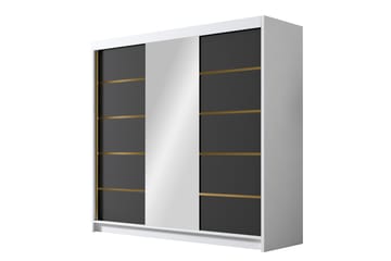 Dianna Garderobe med Spejl 200x215 cm