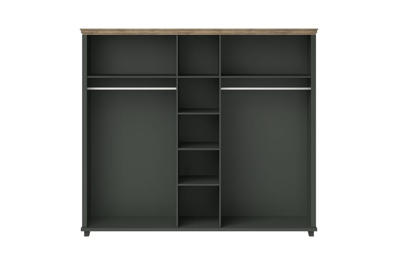 Doade Garderobe 42x90 cm - Grøn | Natur - Opbevaring - Tøjopbevaring - Garderobeskabe