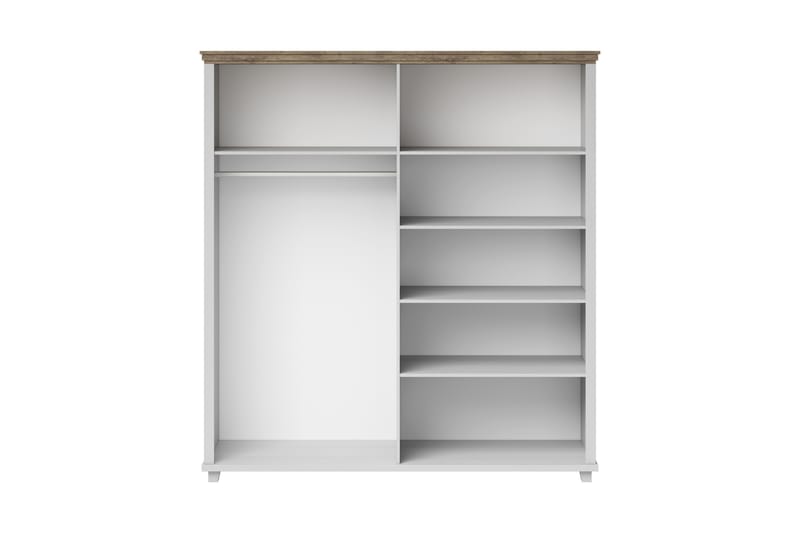 Doade Garderobe 62x108 cm - Askegrå | Natur - Opbevaring - Tøjopbevaring - Garderobeskabe