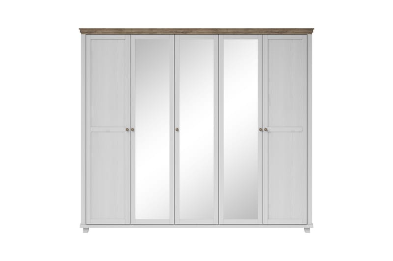 Doade Garderobe 62x200 cm - Askegrå|Natur - Opbevaring - Tøjopbevaring - Garderobeskabe