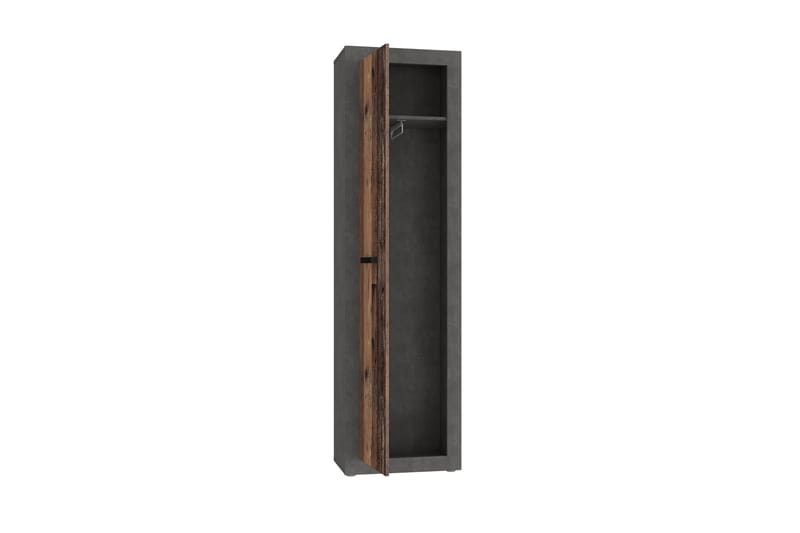 Dolnis Garderobe 34x54 cm - Brun/Grå - Opbevaring - Tøjopbevaring - Garderobeskabe