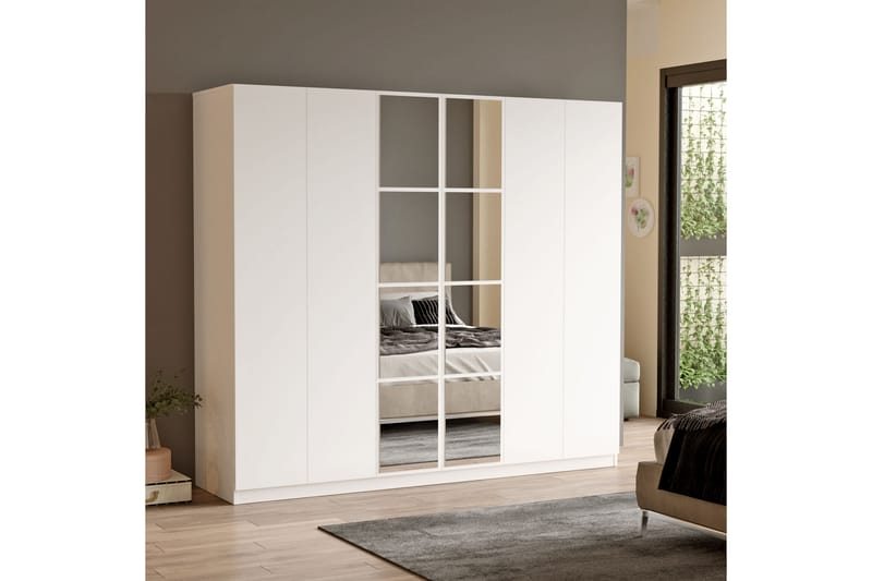 Drimmelen Garderobe 50x208 - Hvid - Opbevaring - Tøjopbevaring - Garderobeskabe