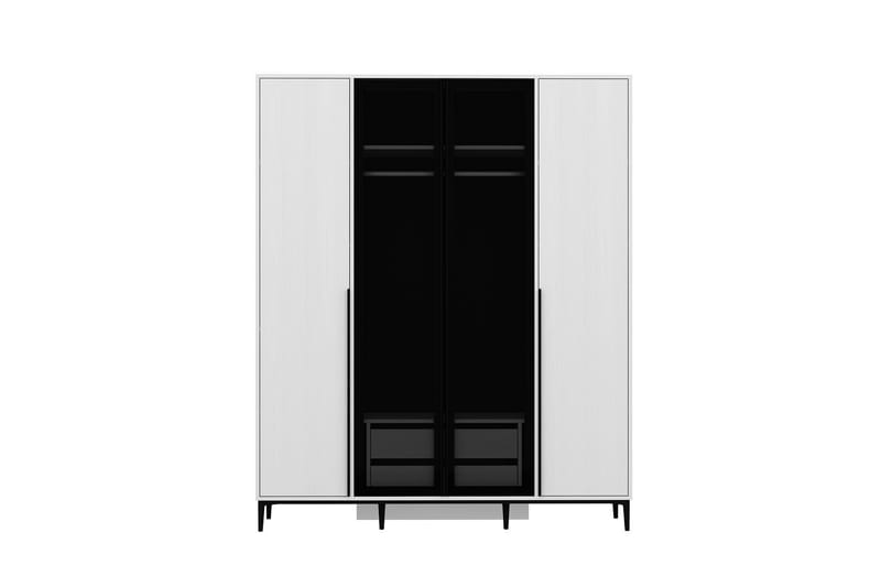 Elevate Garderobe 180x218 cm - Hvid - Opbevaring - Tøjopbevaring - Garderobeskabe