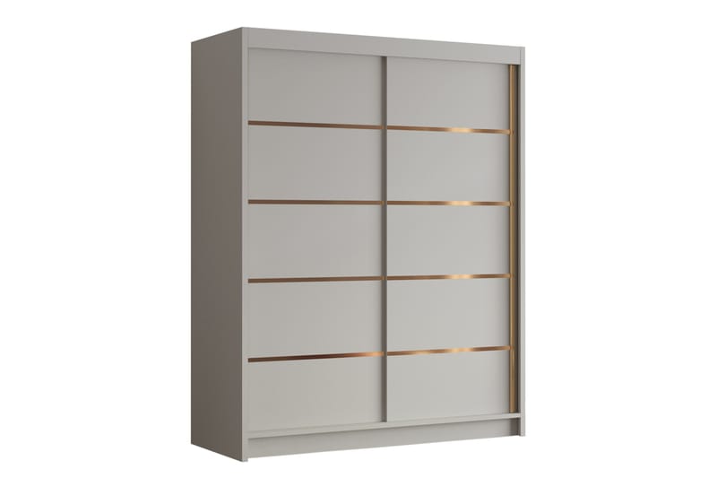 Emet Garderobe 150x200 cm - Beige - Opbevaring - Tøjopbevaring - Garderobeskabe