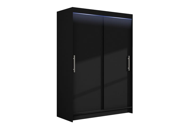 Estella Garderobe 120x200 cm - Sort - Opbevaring - Tøjopbevaring - Garderobeskabe