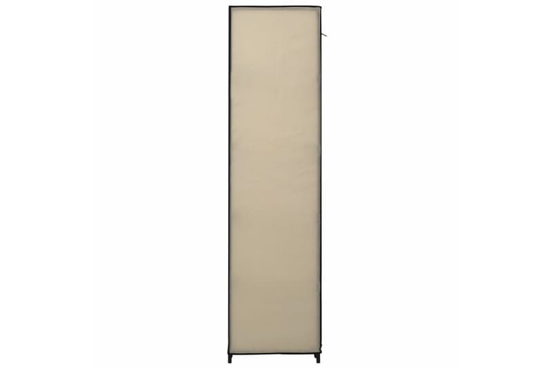 Foldbare Klædeskabe 2 Stk. 110 X 45 X 175 Cm Stof t - Creme - Opbevaring - Tøjopbevaring - Garderobeskabe