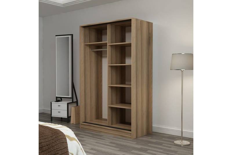 Fruitland Garderobe 120 cm - Oak - Opbevaring - Tøjopbevaring - Garderobeskabe