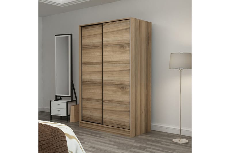 Fruitland Garderobe 120 cm - Oak - Opbevaring - Tøjopbevaring - Garderobeskabe