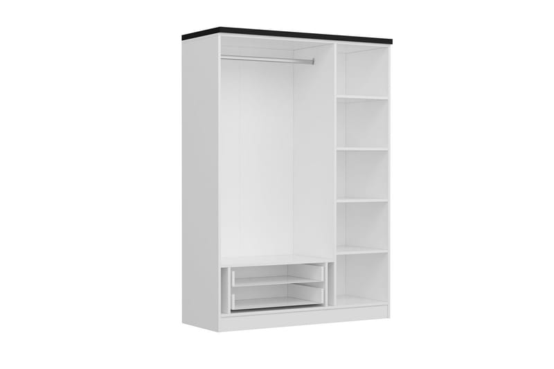 Fruitland Garderobe 135 cm - Hvid - Opbevaring - Tøjopbevaring - Garderobeskabe