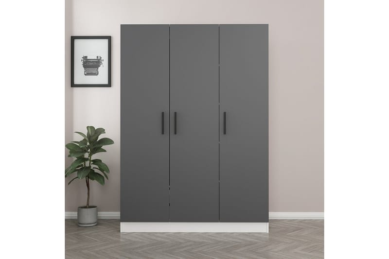 Fruitland Garderobe 135 cm - Hvid - Opbevaring - Tøjopbevaring - Garderobeskabe