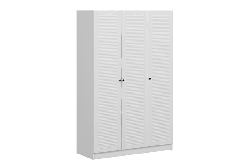 Fruitland Garderobe 135 cm - Hvid - Opbevaring - Tøjopbevaring - Garderobeskabe