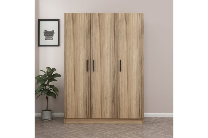 Fruitland Garderobe 135 cm - Oak - Opbevaring - Tøjopbevaring - Garderobeskabe