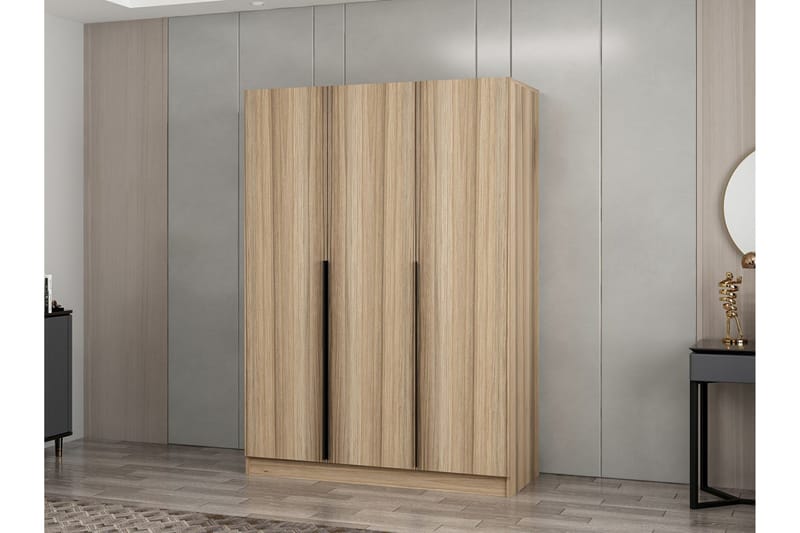 Fruitland Garderobe 135 cm - Oak - Opbevaring - Tøjopbevaring - Garderobeskabe