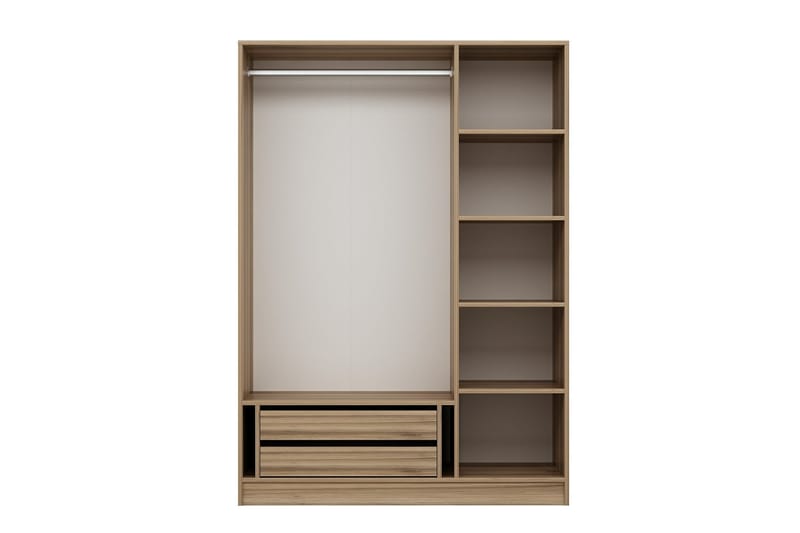 Fruitland Garderobe 135 cm - Oak - Opbevaring - Tøjopbevaring - Garderobeskabe