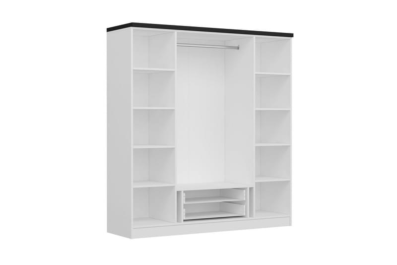 Fruitland Garderobe 180 cm - Hvid - Opbevaring - Tøjopbevaring - Garderobeskabe