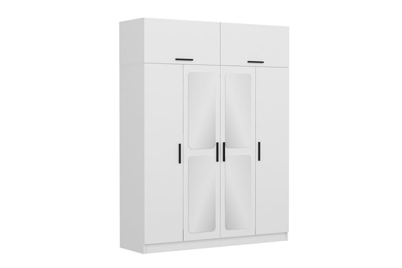 Fruitland Garderobe 180 cm - Hvid - Opbevaring - Tøjopbevaring - Garderobeskabe